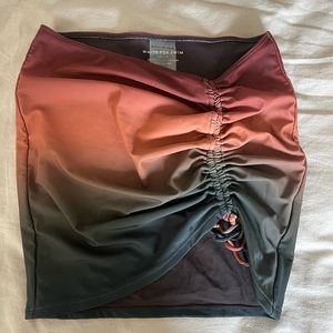 White Fox Ombre Swim Coverup Skirt